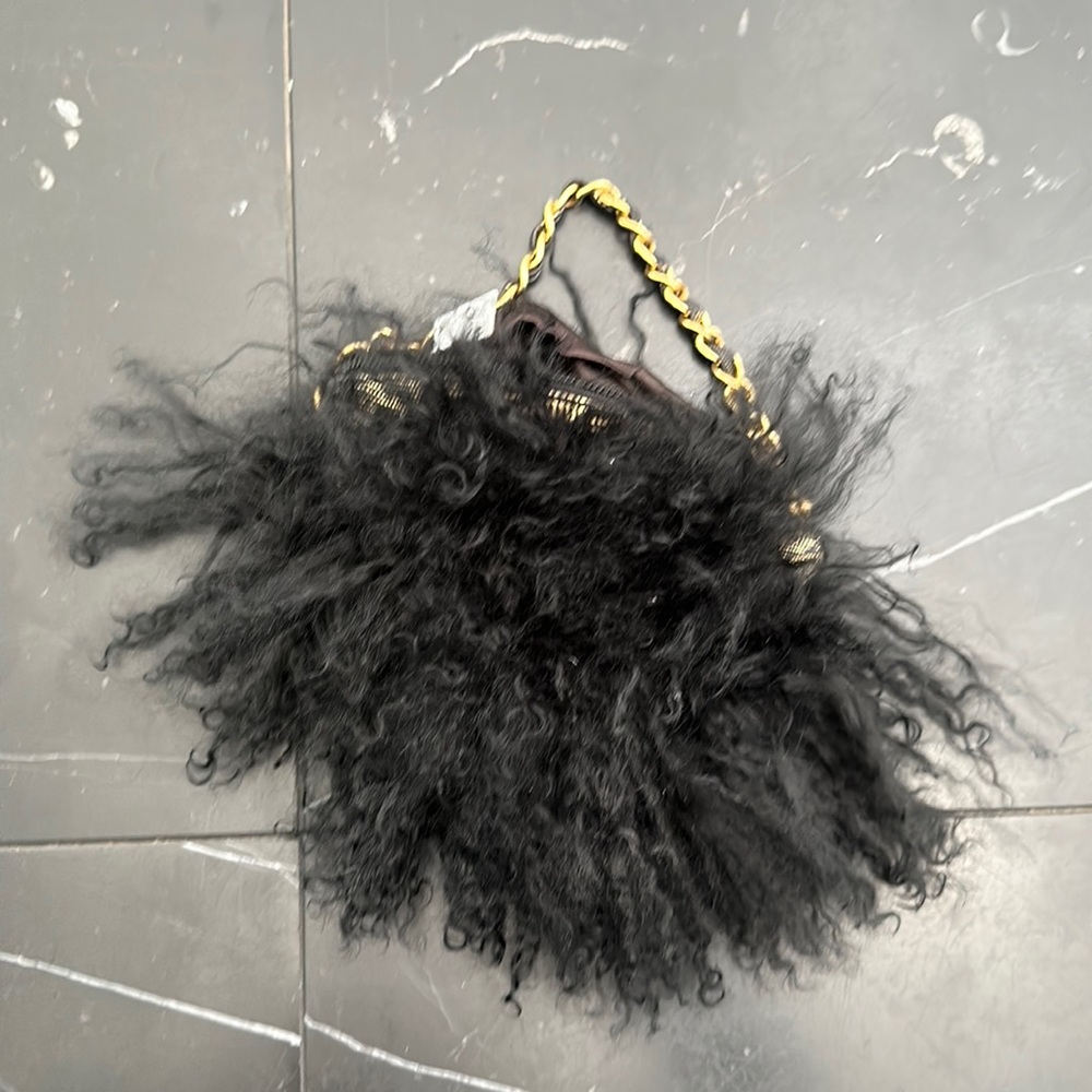 Paola by PDL fur wristlet